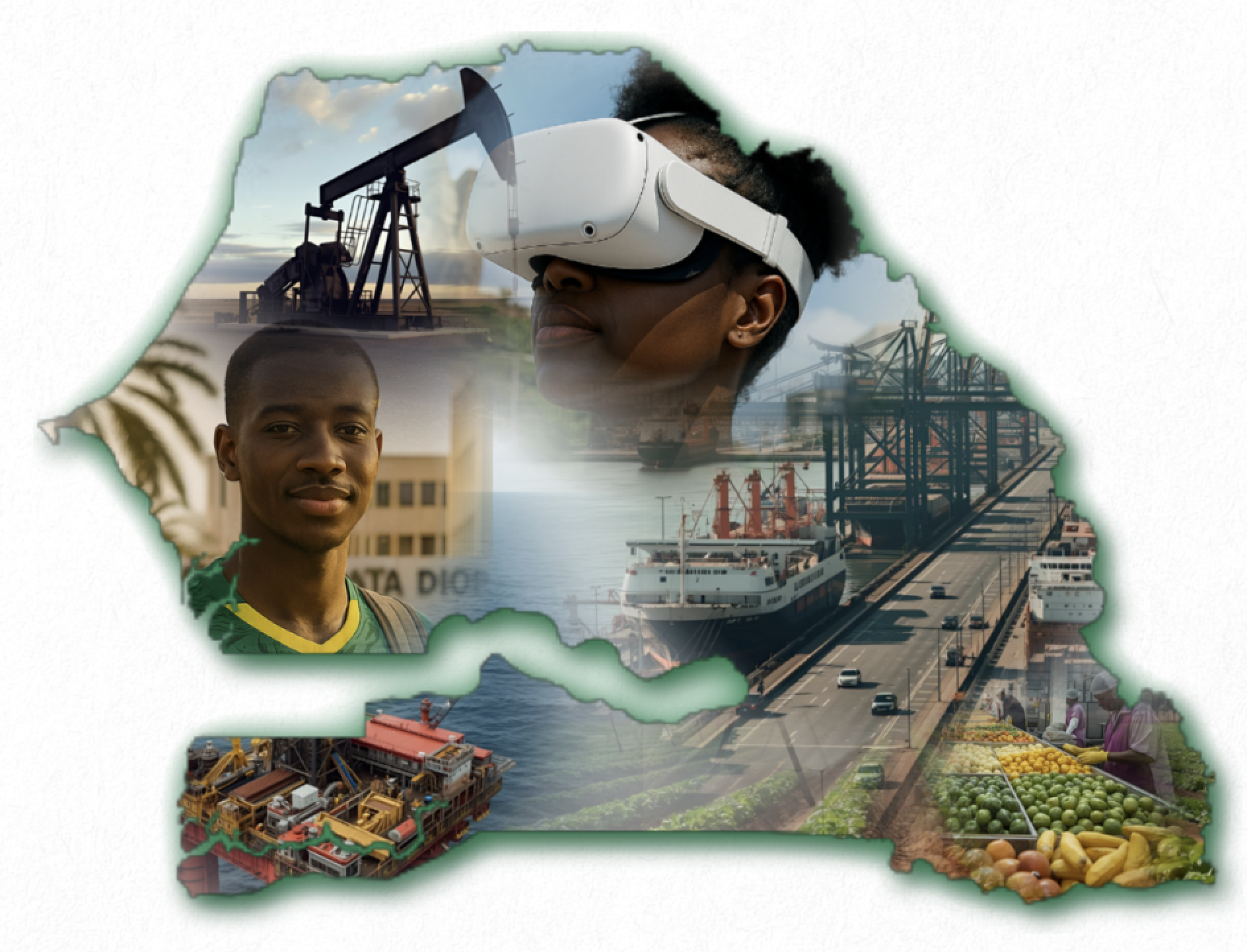Carte du Sénégal - Vision 2050